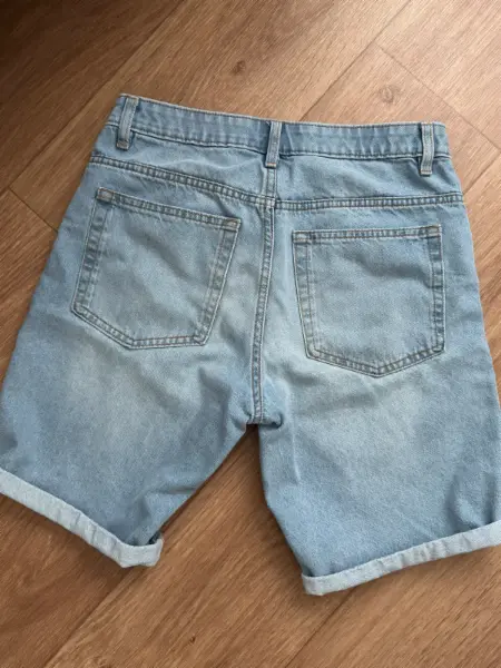 Pánské riflové / džínové kraťase | světle modré | Primark |  9