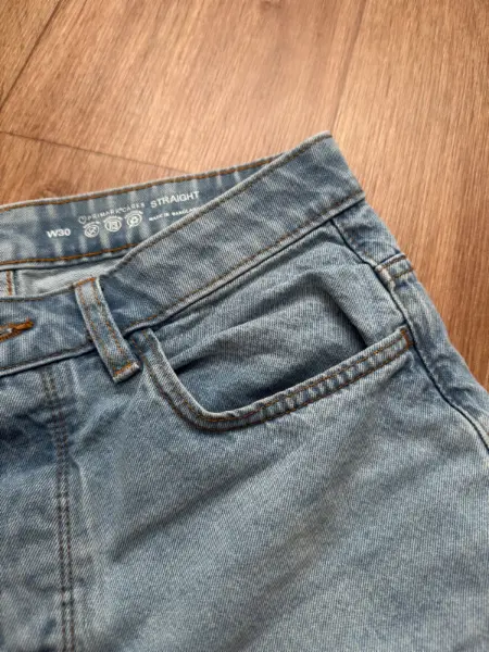 Pánské riflové / džínové kraťase | světle modré | Primark |  4