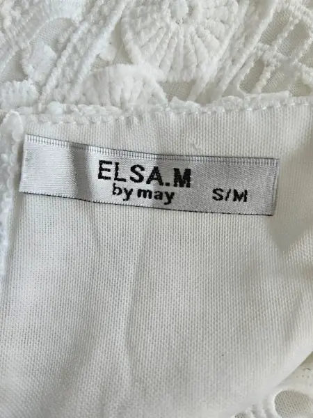 Bílé krajkové šaty ELSA.M by may 4