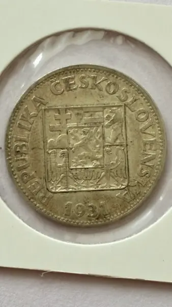Československá mince 10 Kč 1931 2