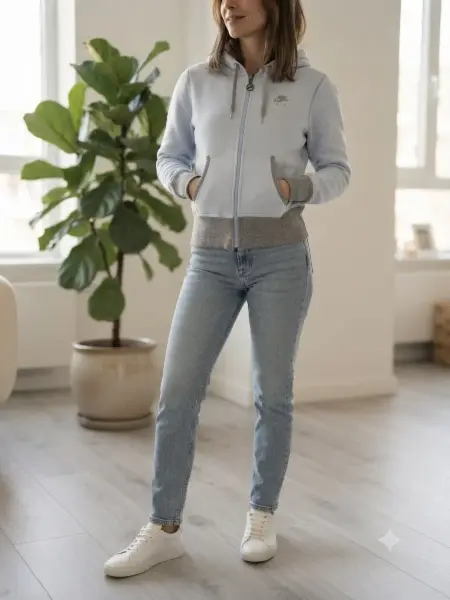 Dámská mikina Nike Air se zipem 164 / XS 6