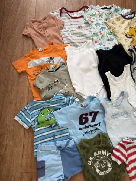 Set oblečení -body s dlouhým/krátkým rukávem, kraťase 2