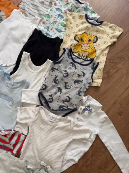 Set oblečení -body s dlouhým/krátkým rukávem, kraťase 5