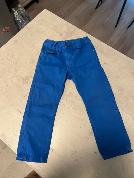 Modré dětské kalhoty H&M