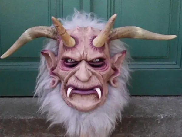 Strašidelná maska čerta Krampus 2