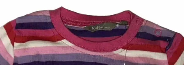 Růžové - fialové pruhované tričko Lindex, 12-18 m 3