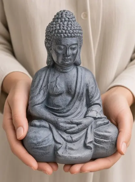 Stylová dekorace: soška / socha Buddha, výška 40 cm 5