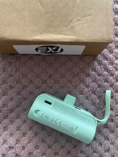 Mini powerbanka EXJ 5000mAh, světle zelená 3