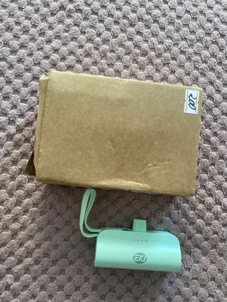 Mini powerbanka EXJ 5000mAh, světle zelená