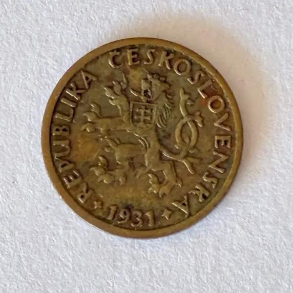 Československá mince 5 hal 1931 2