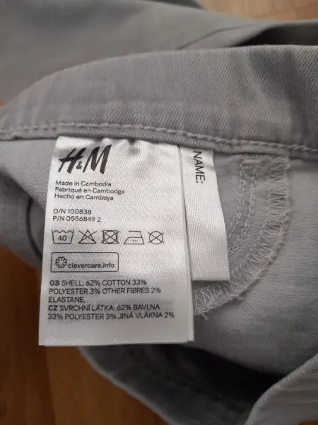 Nové džegíny - riflové legíny H&M vel. 110 3