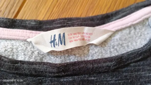Dětská mikina H&M Sydney Tokyo NYC, vel. 146/152 2