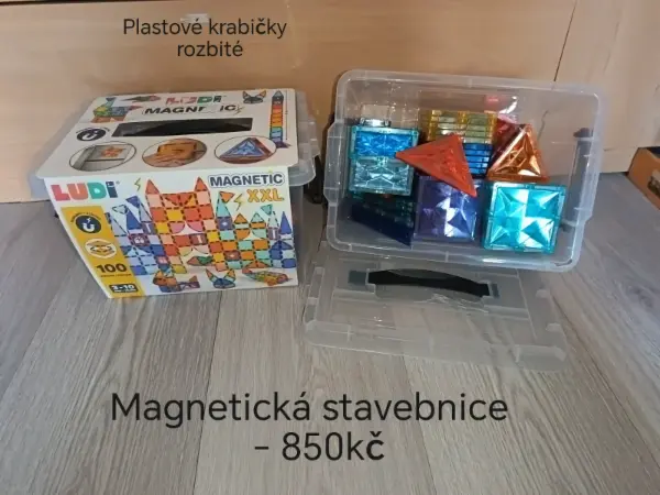 Magnetická stavebnice pro děti - různé sady 10