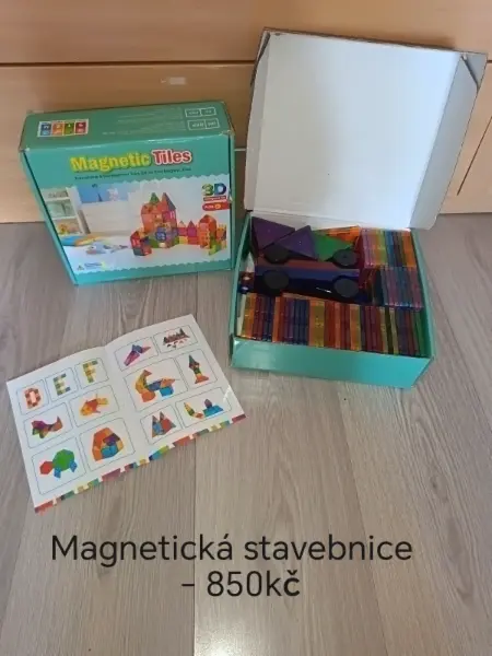 Magnetická stavebnice pro děti - různé sady 11