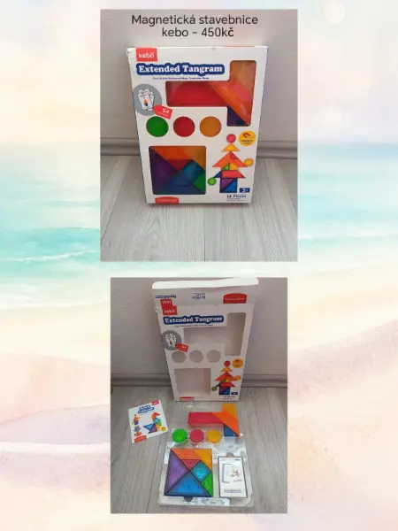 Magnetická stavebnice pro děti - různé sady 6