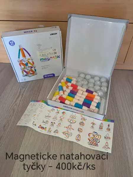 Magnetická stavebnice pro děti - různé sady 12