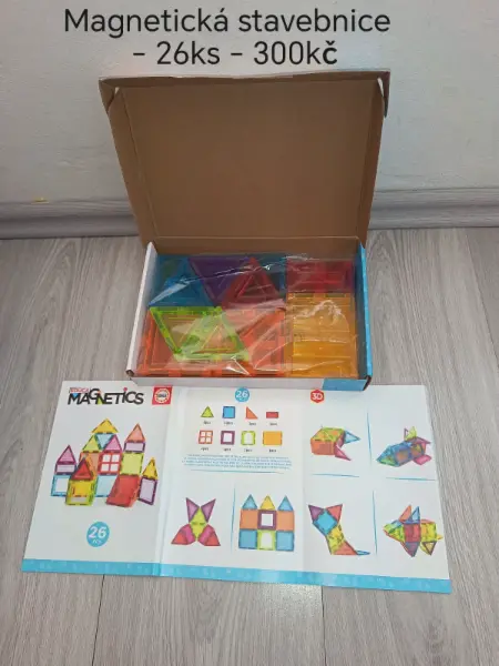 Magnetická stavebnice pro děti - různé sady 13