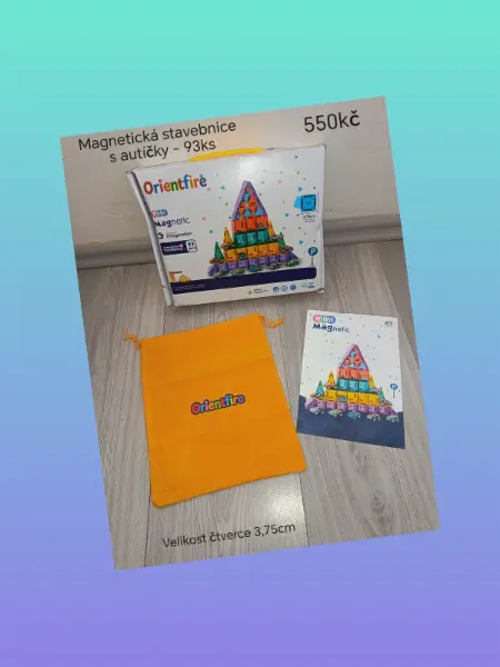 Magnetická stavebnice pro děti - různé sady 4