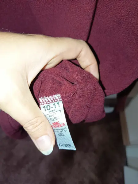 Dětské vínové tričko Next s dlouhým rukávem 5