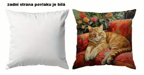Povlak na polštář rezavý kocour – útulnost a styl v jednom 5