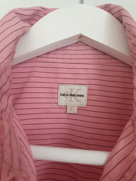 🌸Dámská světle růžová pruhovaná košile vel. S/M🌸 6