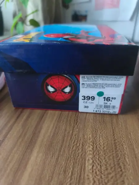 Dětské bačkory Spiderman  8