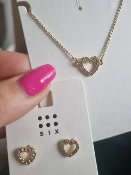 Dámská sada šperků SIX se srdíčky 2