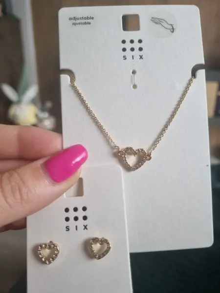 Dámská sada šperků SIX se srdíčky