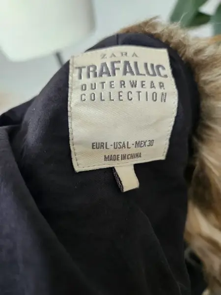 Stylový kožich z umělé kožešiny ZARA 3
