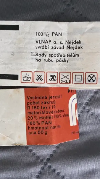 Ručně pletené vlněné ponožky 8