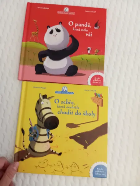 Dětské knihy: O pandě a O zebře