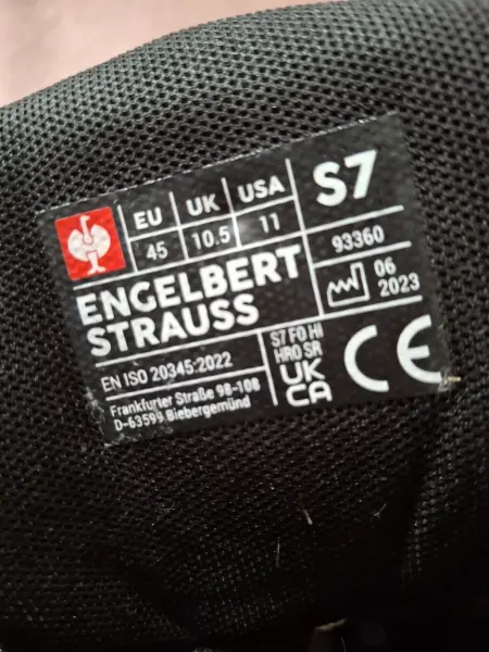 Pracovní obuv Engelbert Strauss S7, vel. 45 3