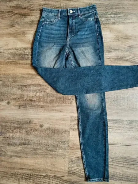 Skinny džíny Denim s vysokým pasem, vel. XXS