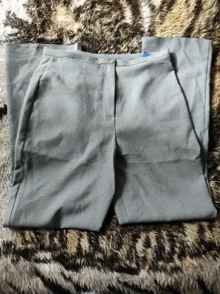 Šedé dámské kalhoty 2