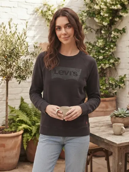 Dámská mikina Levi's, černá, vel. M 6