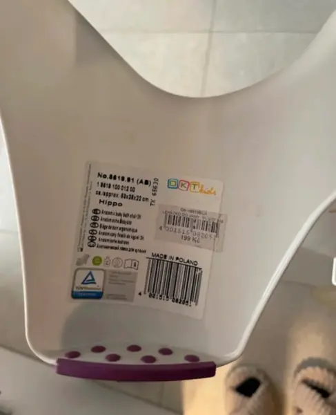 Anatomické koupací lehátko OKT Kids Hippo 2