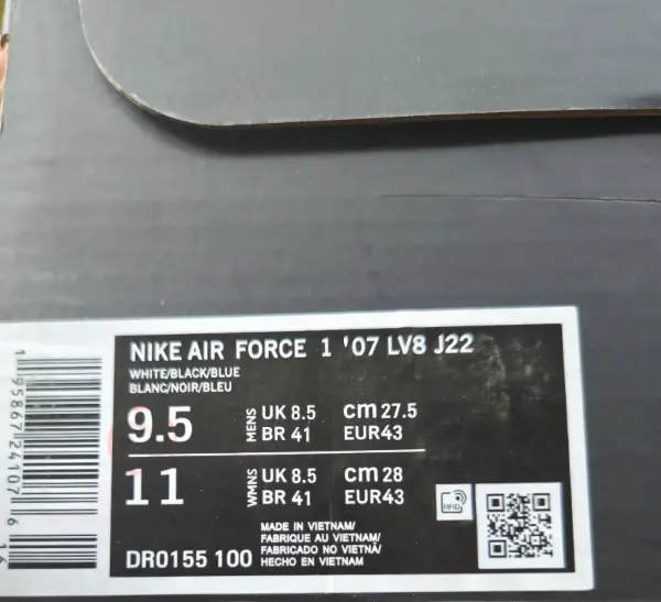 👟 Nike Air Force 1 ’07 LV8 J22 – vel. 43 8
