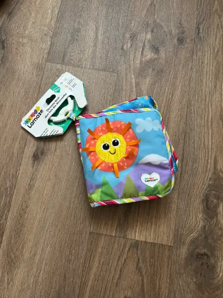 Dětská látková knížka Lamaze Discovery Book