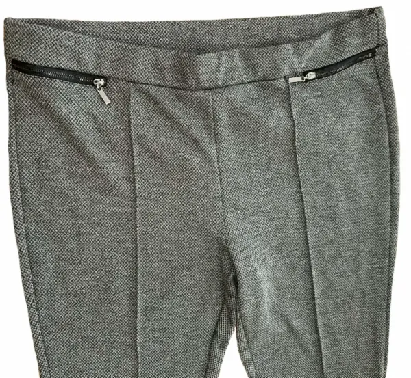 Dámské šedé elegantní kalhoty, super na podzim, vel. 40/42 5