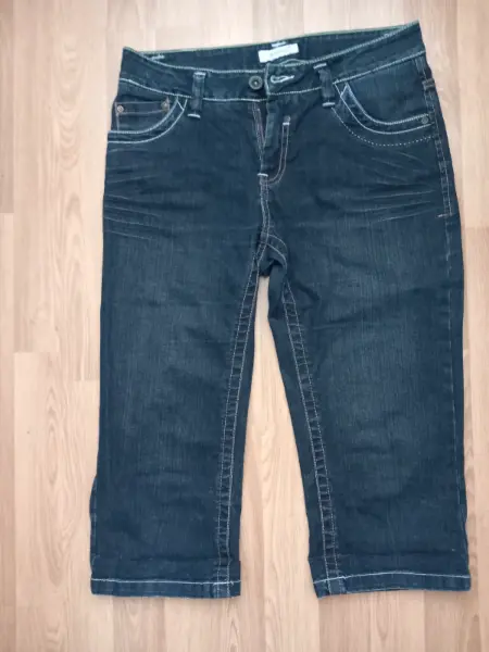 Riflové 3/4 kalhoty C&A vel. 38