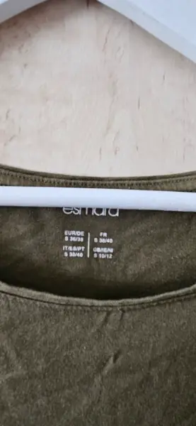 Dámské tričko Esmara khaki s květinovým motivem S 36/38 3