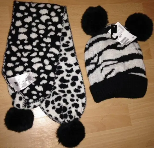 ZIMNÍ SAFARI SET: ČEPICE + ŠÁLA, vel. 4-8y 2