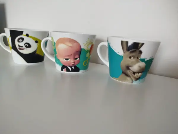 Sada 3 keramických hrnků s dětskými motivy 2