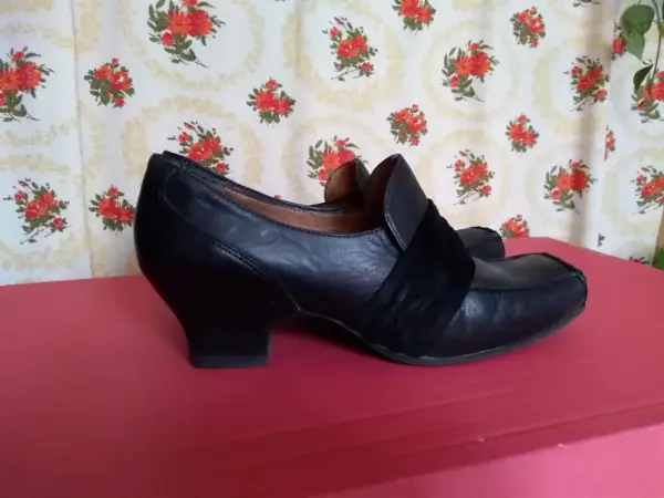 Kožené vintage polobotky 2