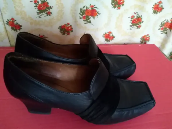 Kožené vintage polobotky 3