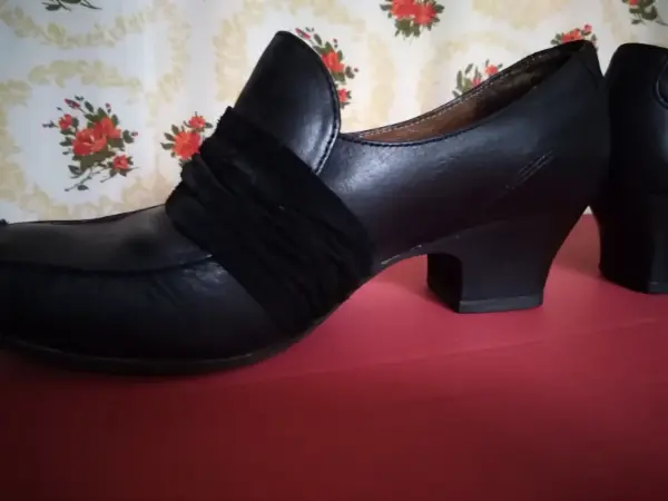 Kožené vintage polobotky 9