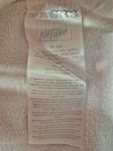 Dětský župan Identic Nature, vel. 98/104 2