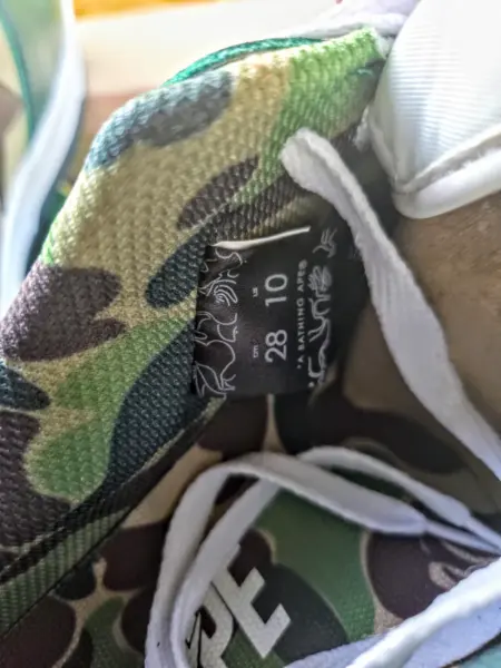 Pánské tenisky BAPE STA, zelené, vel. 44 6