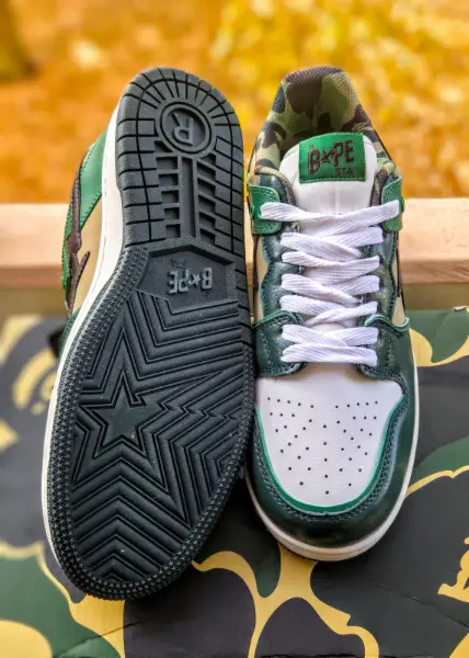 Pánské tenisky BAPE STA, zelené, vel. 44 4