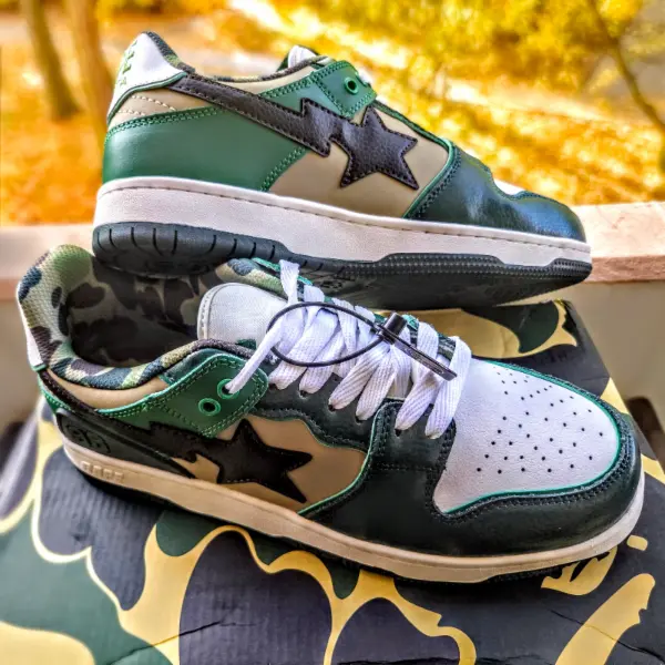 Pánské tenisky BAPE STA, zelené, vel. 44 2